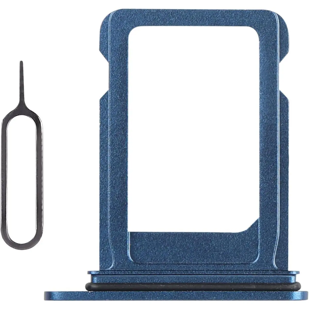 for  13 Blue SIM Card Tray Holder Replacement Single SIM Version for iPhone13 Card Slot with  Rubber Ring Repair Tool Fix Kit SIM Ejector for A2631 A2633 A2634 A2635 A2482