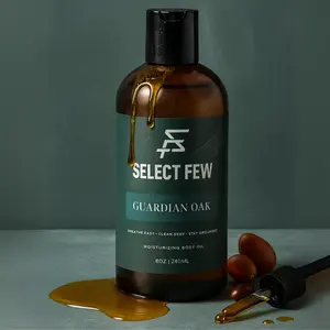 Guardian Oak Men’s Body Oil – Hydrating Skin Moisturizer with Shea Butter, Jojoba & Vitamin E – Lightweight, Fast Absorbing Natural Oils Blend – Oak & Cedar Cologne-Inspired Scent