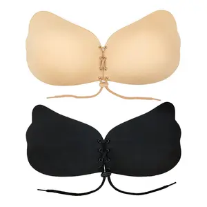Adhesive Bra Backless, Strapless, Adhesive, Invisible, Push up Bra for Women Stick on Womenswear Bridal push bra bras women strapless bra