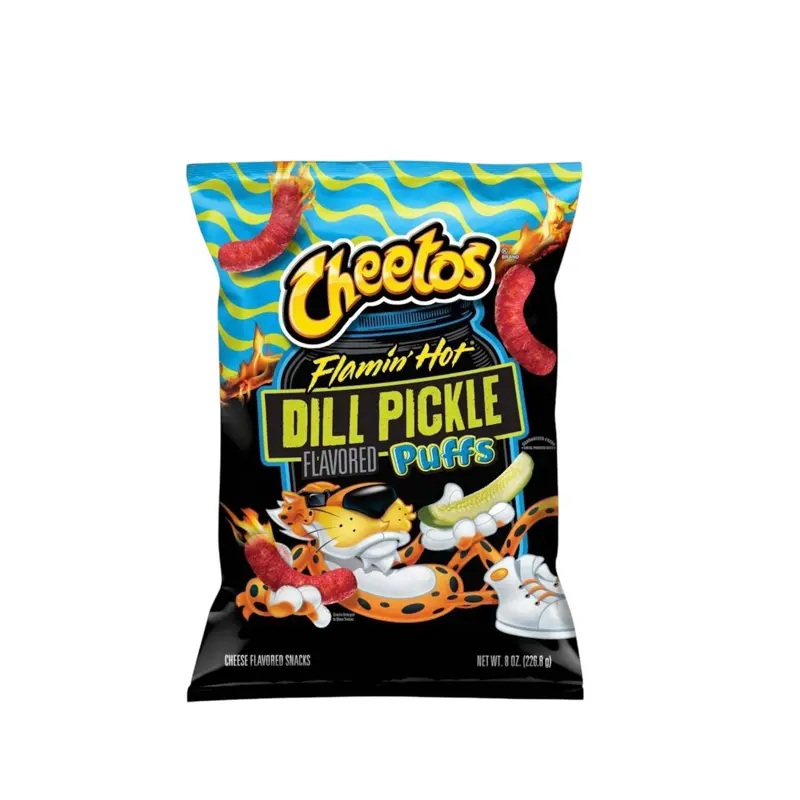 Cheetos Flamin Hot Dill Pickle Flavored Puffs - 1 Bag (8 oz)
