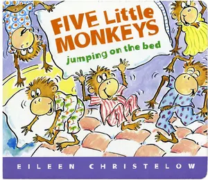 Five Little Monkeys Jumping on the Bed Lap Board Book by Eileen Christelow||Eileen Christelow [Board book]