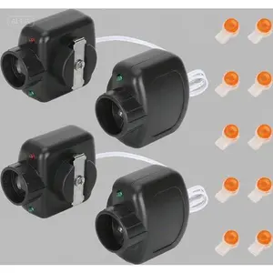 Garage  Safety Sensors Beam Kit, Compatible with Linear Models HAE00002 LSO50 LDO33 LDO50, Replacement Safety Eyes, Automatic  Opener Accessories, Durable Wireless Sensor Set, Easy Installation adjustable    hinge door