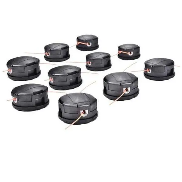 10-Pack String Trimmer Head, Compatible with Speed Feed 400 & Echo SRM 225, Black Lawn Mower Tool Homelite Weeding