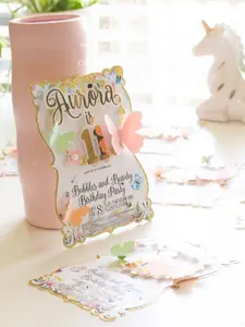Butterfly theme card- SAMPLE