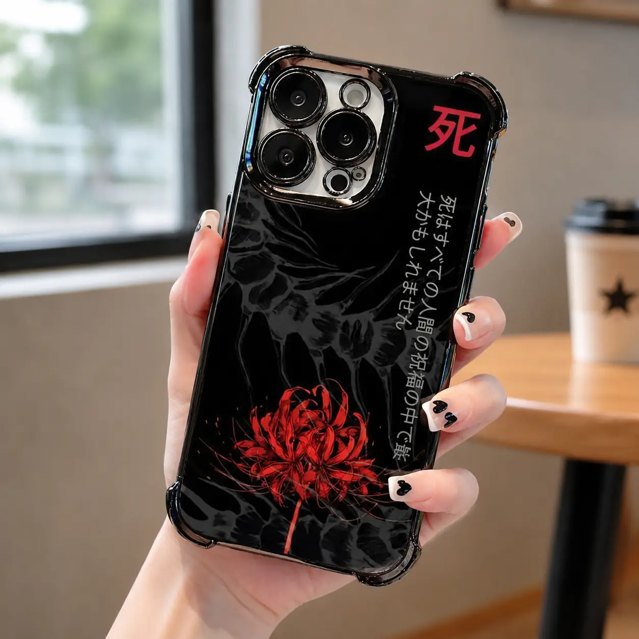 Tokyo Anime Ghoul Phone Case for iPhone 17 17Air 16, 15, 14, 13, 12, 11 Pro Max, X, XS Max, S26 S25 S24 S23 S22 cases, Shockproof Transparent Soft Back Cover Protection Protective Animal Colorful Personalized Smartphone Cellphone Casing Screen Protector,,