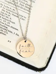 Faith Over Fear Pendant Necklace (D1)