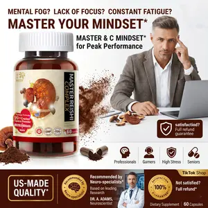 Brain Booster | Memory, Focus & Clarity | Reishi Mushroom, Neuro Energy & Cognitive Support | 60 Capsules nighttime DealsForYouDays | gifts for my husband | Fathersdaygift # boost with goli # first day multivitamin # exclusive deal