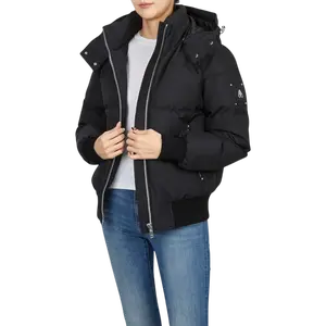 MOOSE KNUCKLES CLOUD BOMBER WOMEN Jacket BLACK