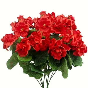 Artificial Flower, 4 Counts/set Artificial Flower Bouquet, Faux Flower Bouquet, Decorative Flowers for Home Garden Wedding Party Decoration, Fruit