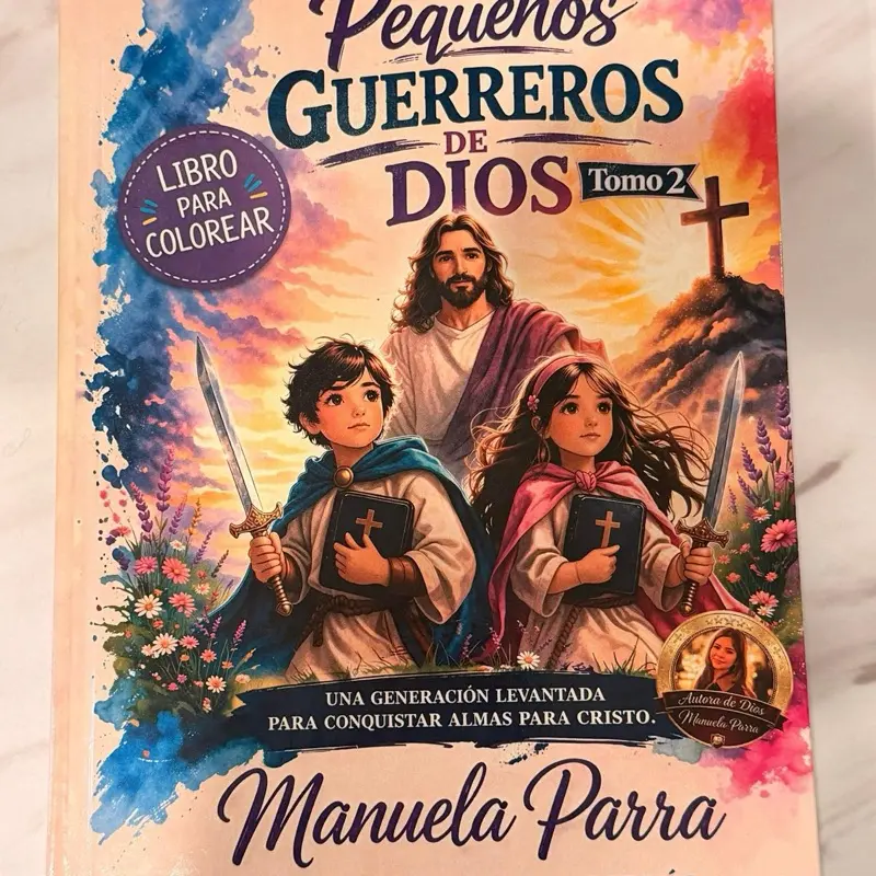 Libro pequeños guerreros de Dios tapa dura tomo dos