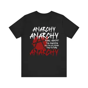Punk Rock Anarchy T-Shirt, Rebel Tee, Unisex Jersey Shirt, Punk Clothing, Graphic Tee Punk Rock Shirt, Punk Rock Shirt, Anarchist T-Shirt, Punk Gift, Rocker Shirt, Punk Fan Shirt, Punk Fan Gift, Punk Style Shirt,