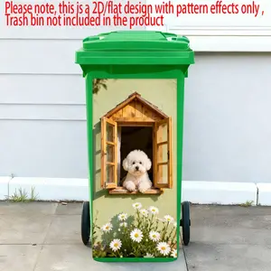 Waterproof Window Sill Decorative Sticker, Durable & Reusable for Outdoor Use, Cute Floral Design for Home Wall Art