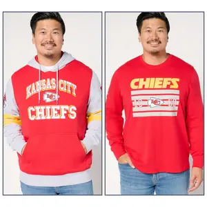 NFL Officially Licensed Long Sleeve Tee & Pullover Hoodie Set