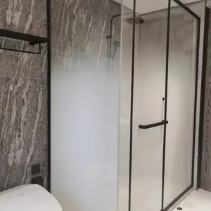 Gradient Film Office Foggy Round Dot Gradient Shower Room Bidirectional Unidirectional Partition Glass Sticker Matte Finish