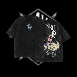 Vegito T-Shirt Oversized Vintage Anime Tee | Unisex Streetwear Cotton Top Inspired | Classic Japanese Anime Graphic Shirt for Fans and Collectors