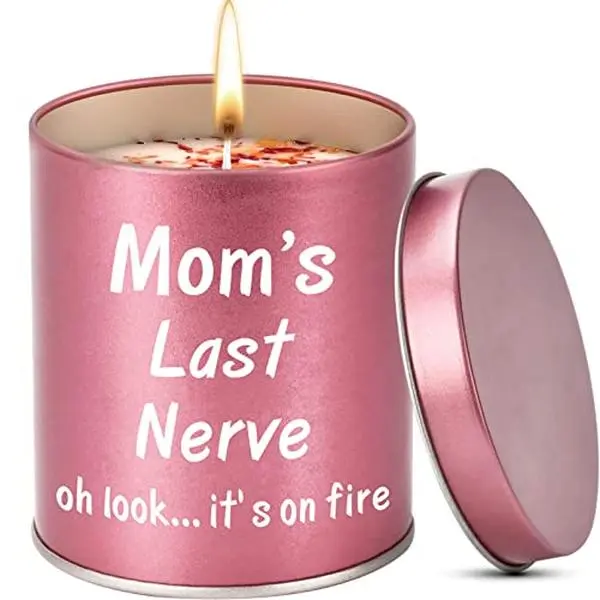 Mothers Day Gifts for Mom Scented Candles - Christmas Stocking Stuffers Presents Mothers Day Birthday Gifts from Daughter Son Great ldeas Funny Unique New Mom Adoptive Mother Gift 9oz Gardenia