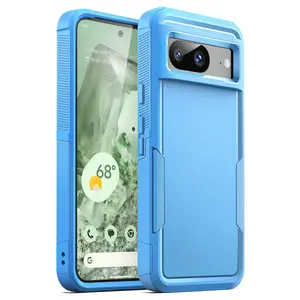 JETech Case for Google Pixel 8 6.2-Inch 2023, Heavy Duty Dual-Layer Protection, Rugged Tough Shockproof Phone Cover with Matte Design
