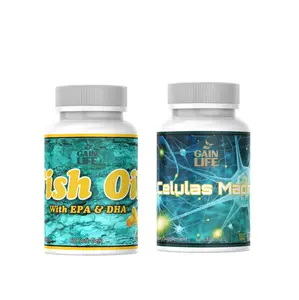 Gain Life Duo Fish Oil and Celulas Madre Vitamins