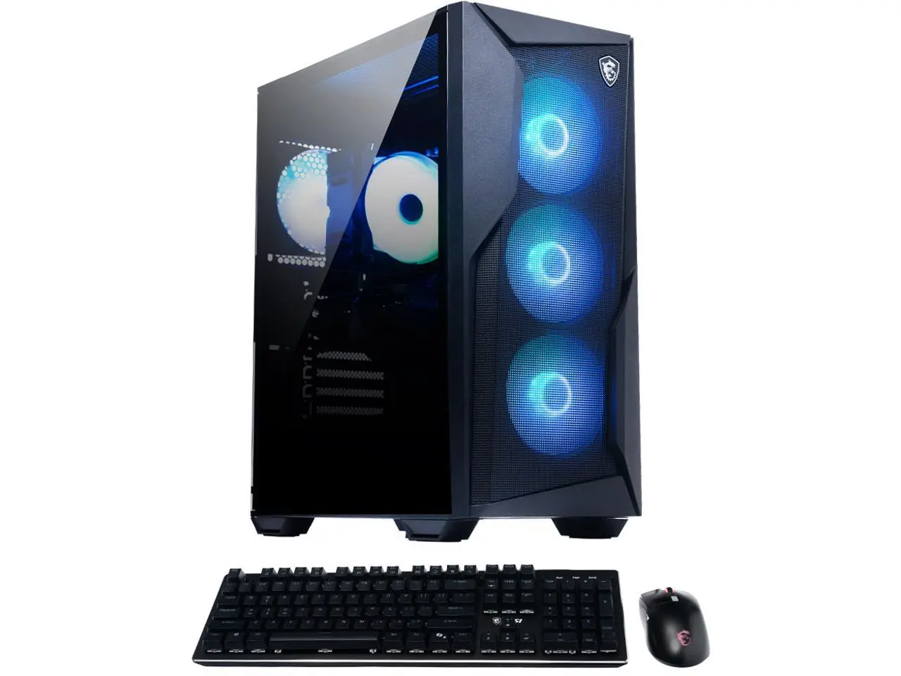 MSI Codex Z2 (Tower) Gaming Desktop, AMD R7-8700F, GeForce RTX 5060, 16GB Memory, 1TB SSD, USB Type-C, VR-Ready, Windows 11 HomePlus