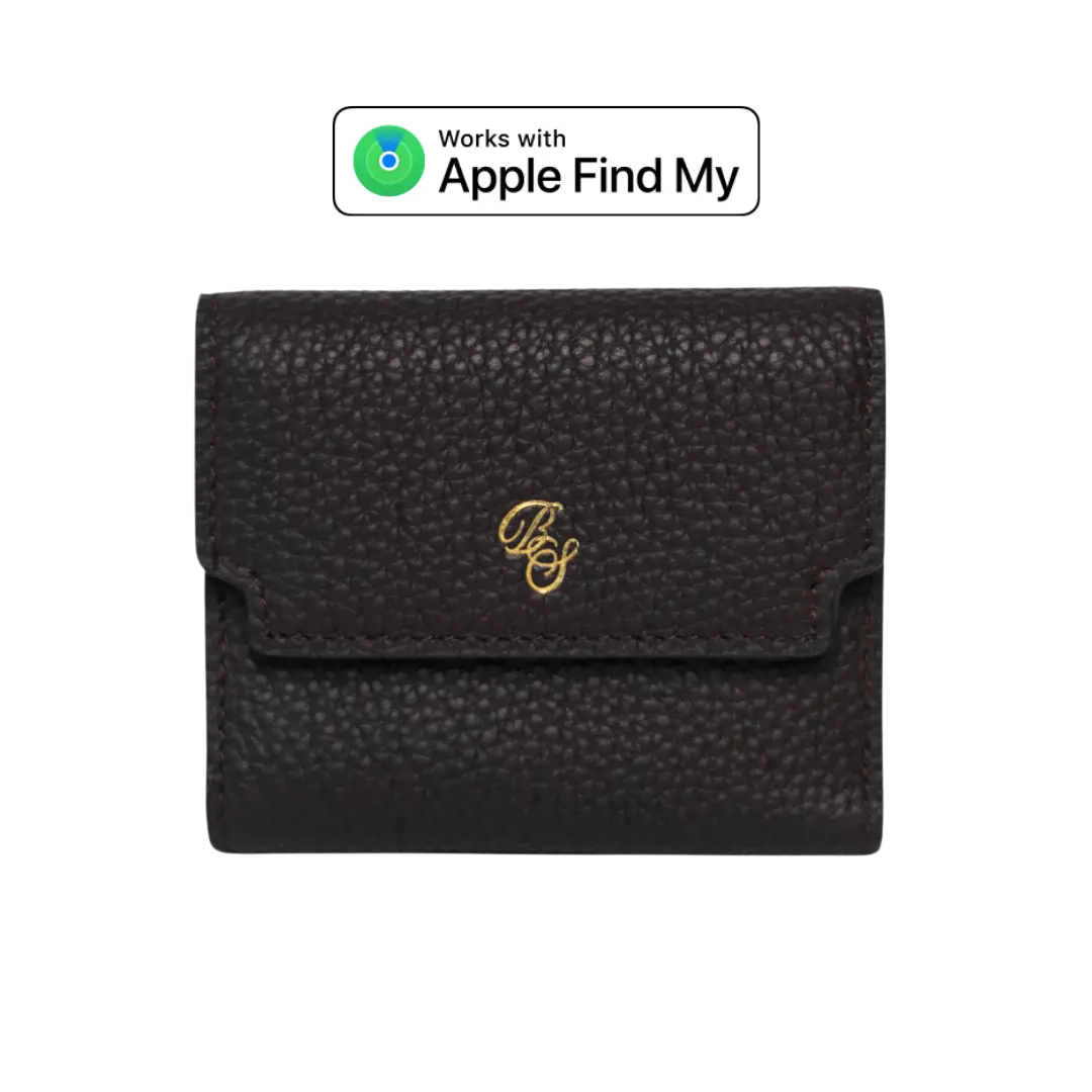 The Haven Trackable Wallet  - Cocoa/Saddle