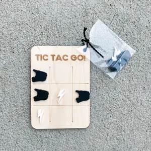 Dirt Bike Tic Tac Toe | Motocross Party Game with Lightning Bolts & Helmets