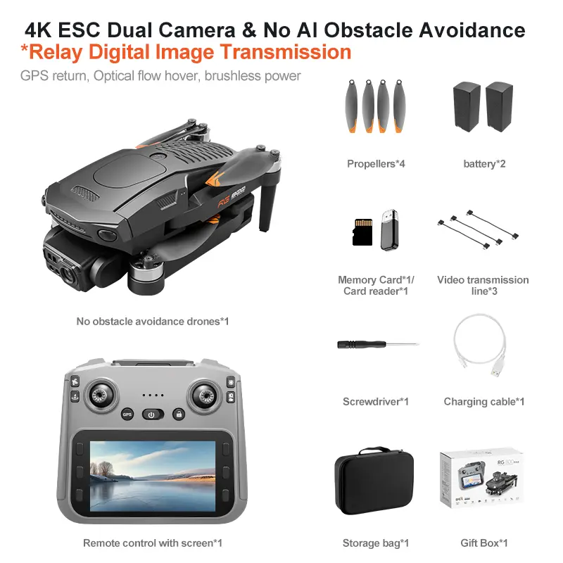 No Obstacle Avoidance - Dual Battery