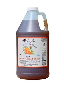 McCoy's Honey - 100% Pure, Raw Honey - Orange Blossom Honey 1/2 gallon (6lb)