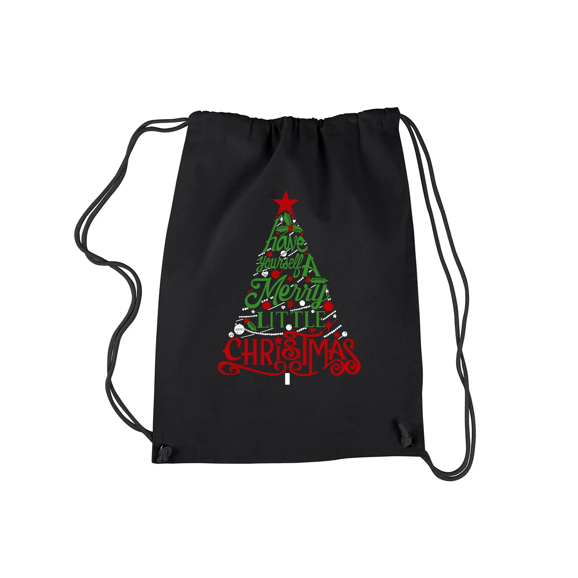 Have Yourself a Merry Little Christmas - Drawstring Backpack