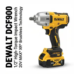 Dewalt DCF900NT 20V Impact Wrench Kit With Battery And Charger For Industrial Maintenance Applications power tool torque brushless impact wrench powertools durable
