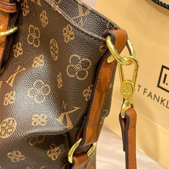 New style genuine leather women's real bag large capacity one-shoulder bag commuting hand-held cross-body tote bag city bag