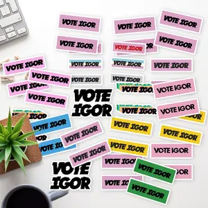 Stickers Pack 20 Pcs Vote Bumper Igor Car Bike Aesthetic Luggage Colorful Waterproof Laptop Water Vinyl Bottle Skateboard Guitar