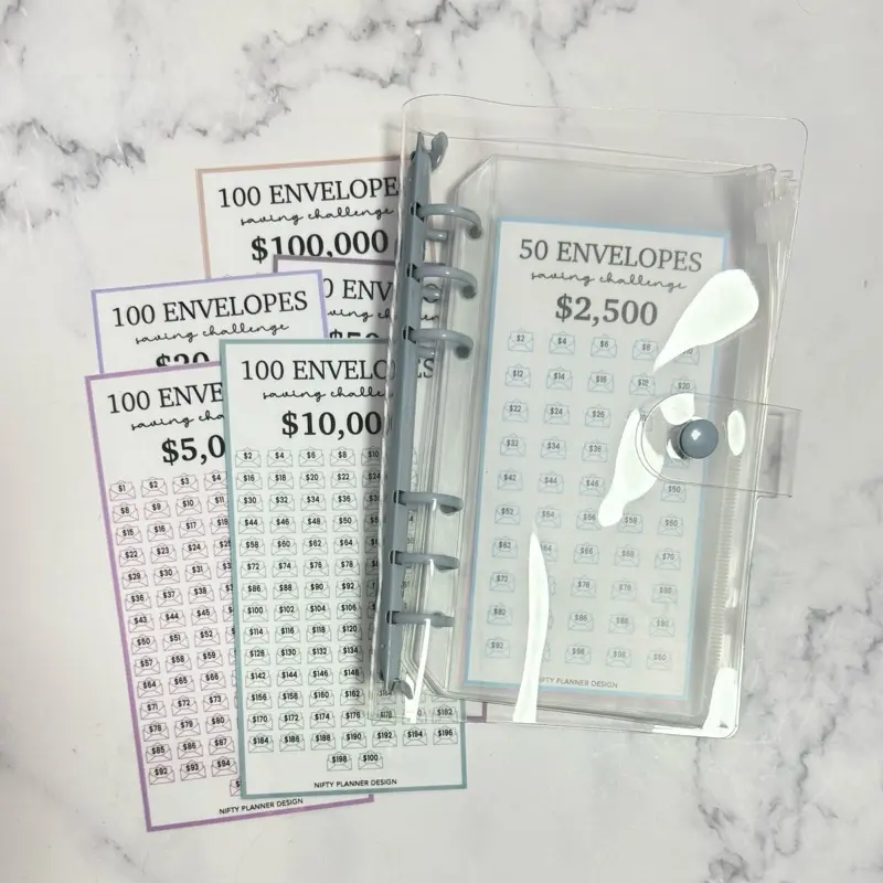 Hazel Blue Binder Set