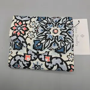 Vera Bradley Women's Wallet, RFID Blocker Floral Multicolor Quilted.