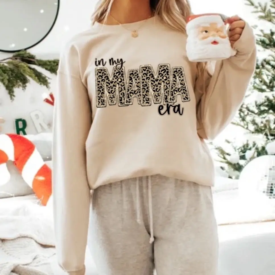 11” DTF Transfer - In My MAMA Era - Ready to Ship Womenswear Colorful