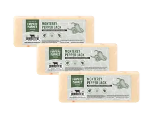 Monterey Pepper Jack Cheese 3-Pack