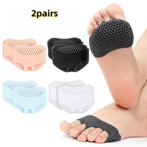 Breathable Comfortable Foot Pad, 2 Pairs Non-slip Wear-resistant Shoe Insoles, Durable & Supportive Shoe Accessories for High Heels & Sports Shoes