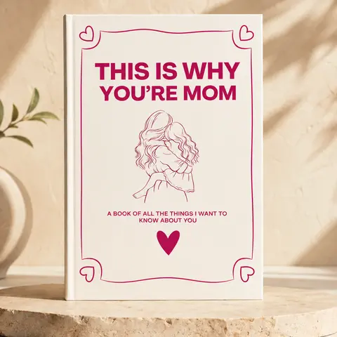 Guided Keepsake Journal for Mothers - Parenting & Family Book with Meaningful Questions, Writing Prompts; Preserves Journey, Legacy, Moments, Passions; Gifts for Women (Mother's Day, Birthday)