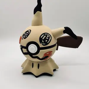 Mimikyu-Inspired 3D Printed Poke Ball Pre Built Collectible