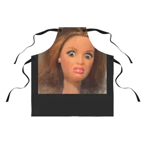 Barbie WTF Face Apron – Funny Cooking Meme Apron