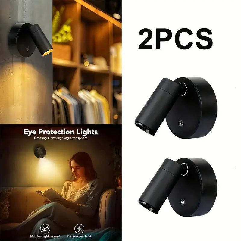 USB Rechargeable Magnetic Wall Light,Wireless Touch Control Night Lamp,Natural Air Circulation Home Decor Lighting for Hallway Bedroom Living Room Mother’s Day Gift,Father’s Day Present,Birthday Gift