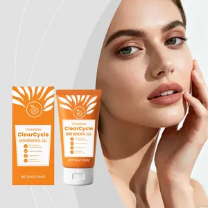 Orange Refreshing Cleansing Gel,Gentle Cleaning,Lightweight Texture,Suitable for Daily Skin Care,Moisturizing & Hydrating Formula 50G/1.76OZ