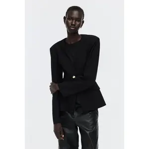 H&M Collarless blazer