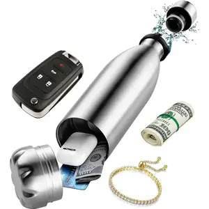 750ml Water Diversion Bottle, Portable Water Bottle, Secret Pill Storage Organizer, Safe Hidden Spot for Storing Money Suitable for Outdoor Use, Perfect Gift Idea