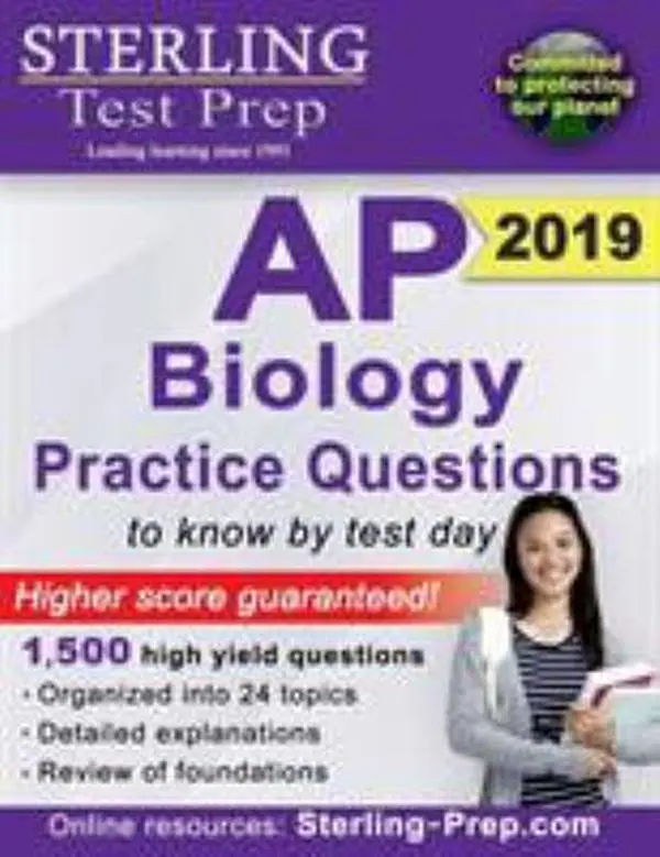 USED-Sterling Test Prep AP Biology Practice Questions: High Yield AP Biology Questions by Sterling, Test Prep (Paperback)