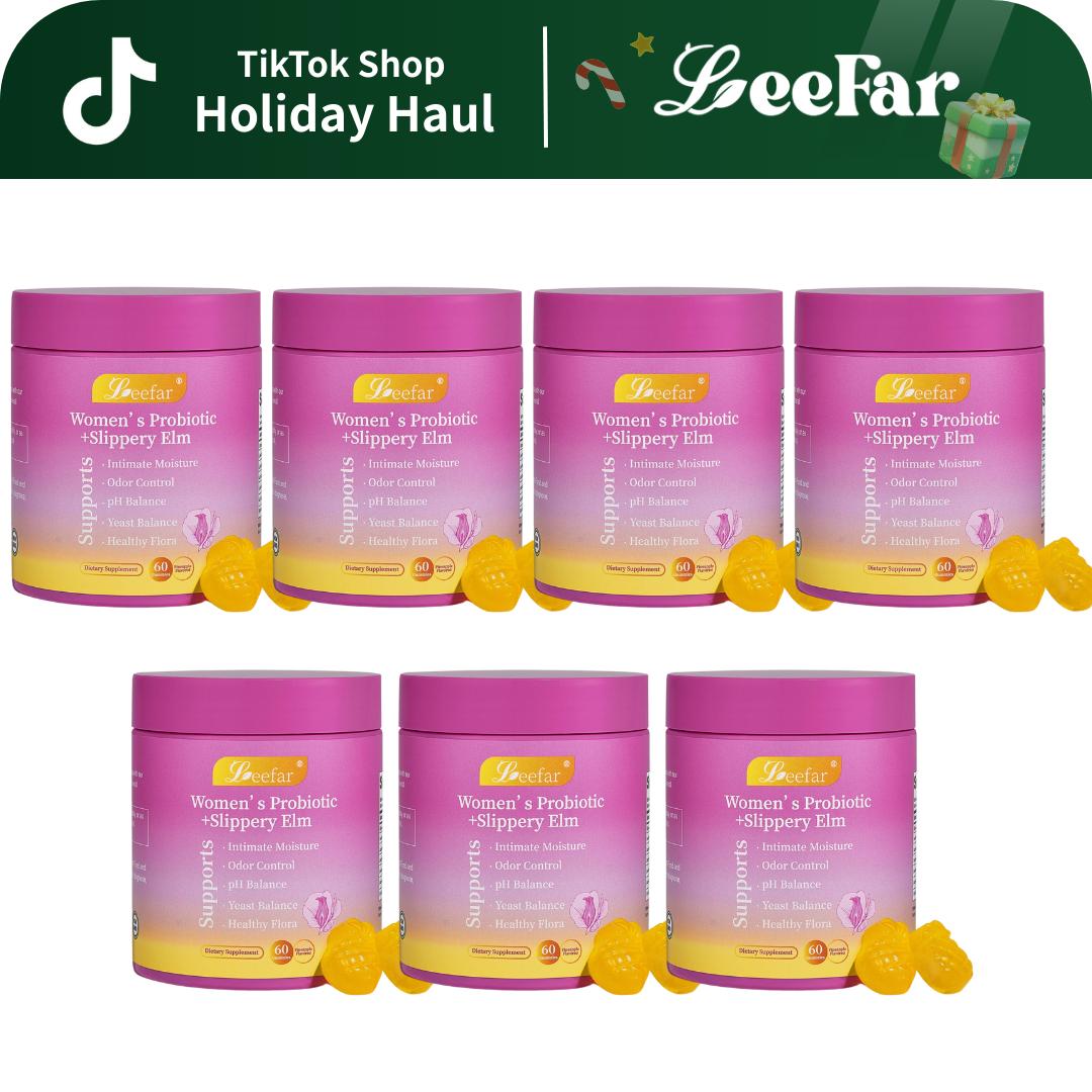 【7 Bottle Bundle】LEEFAR Her Juicy Feminine Probiotics Gummies