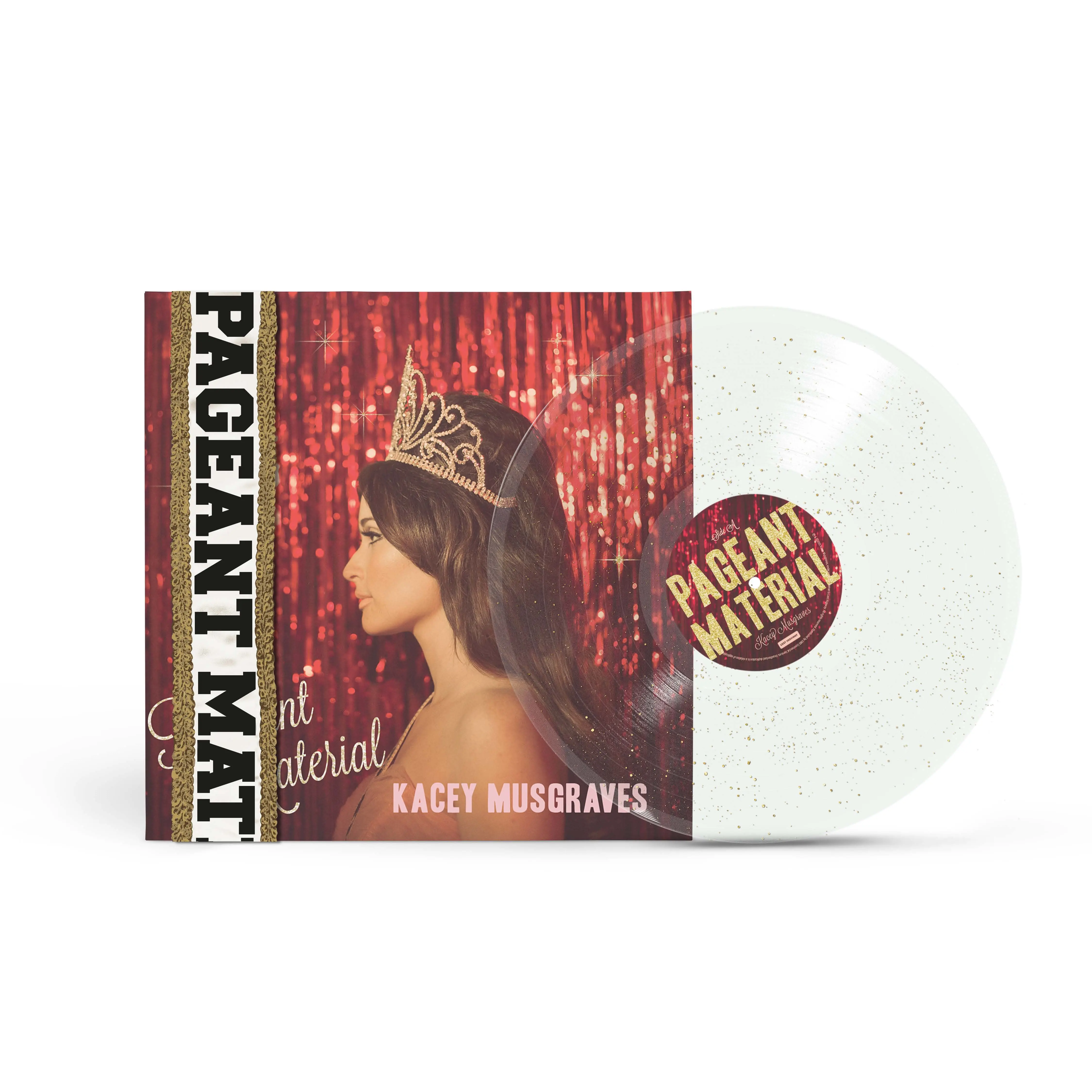 Kacey Musgraves - Pageant Material (10 Year Anniv.) [Clear Gold Glitter Vinyl LP]