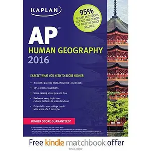 USED-Kaplan AP Human Geography 2016 (Kaplan Test Prep) by Kelly Swanson (Paperback)