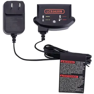 Replacement 20V Max Charger for Black+Decker - LCS1620B Lithium LBXR20 (Charger Only) Replacement 20V Max Charger for Black+Decker - LCS1620B Lithium LBXR20 (Charger Only)