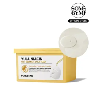 [SOME BY MI] YUJA NIACIN ANTI BLEMISH DAILY MASK 370ml - Niacinamide & Yuja Extract for Dark Spots & Blemish Marks, Brightening Korean Skincare