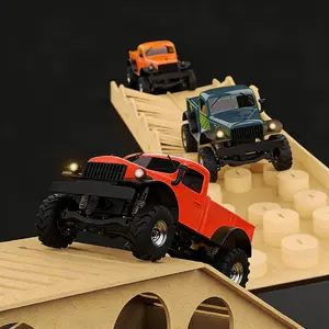 RC Remote Control Car Off-Road Obstacle Bridge Steep Slope Ramp, 1/18 1/24 1/30 Trx4m Scx24 Scx30, Durable Design for Outdoor Play